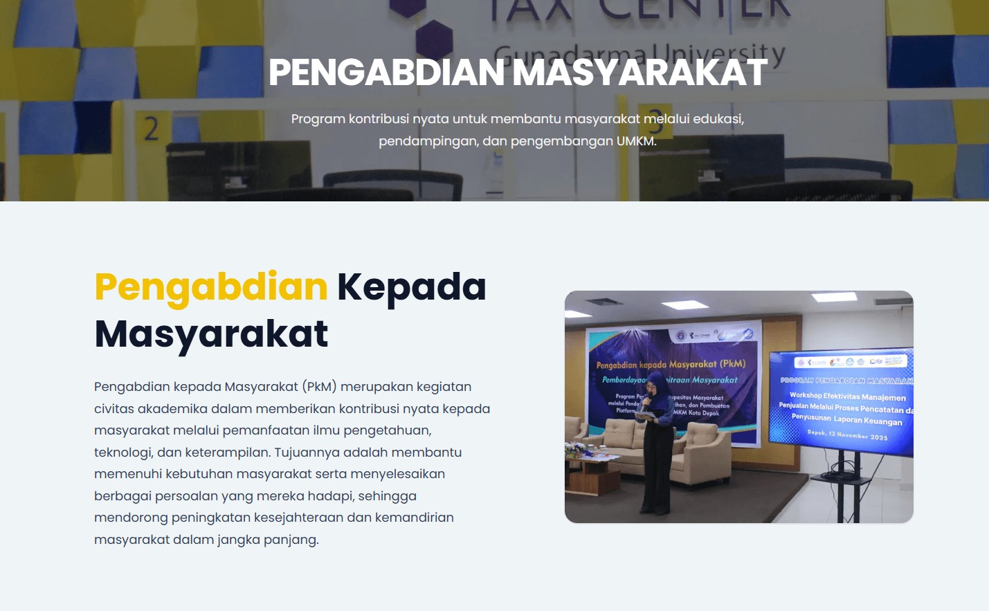 Tax Center Gunadarma